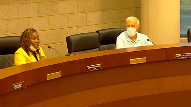 Eastpointe Mayor Monique Owens and Councilmember Curley